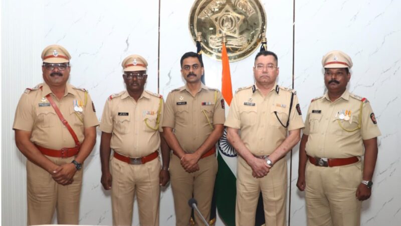 पिंपरी-चिंचवड पोलीस दलातील तीन अधिकारी सेवानिवृत्त