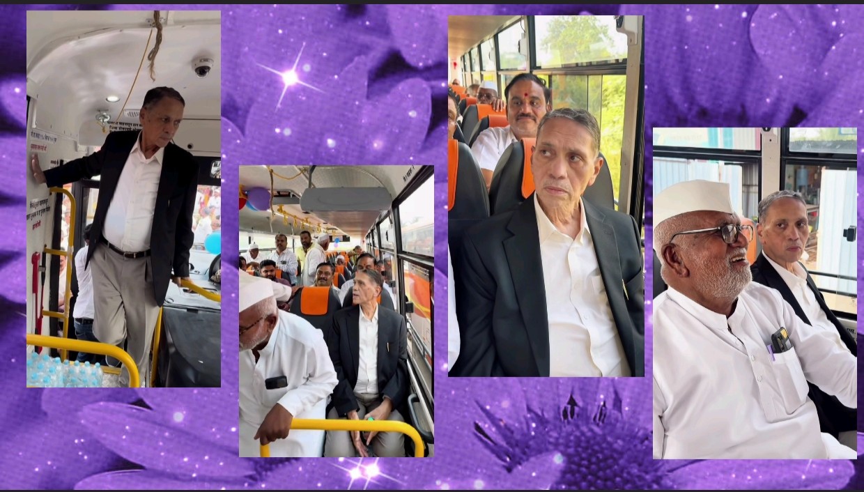 माजी मंत्री दिलीप वळसे पाटील यांचा ३६ वर्षानंतर एसटीचा प्रवास ; पहा व्हिडिओ