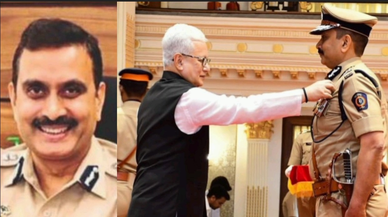 पिंपरी-चिंचवडचे पोलीस आयुक्त विनय कुमार चौबे यांना राष्ट्रपती पोलीस पदक प्रदान
