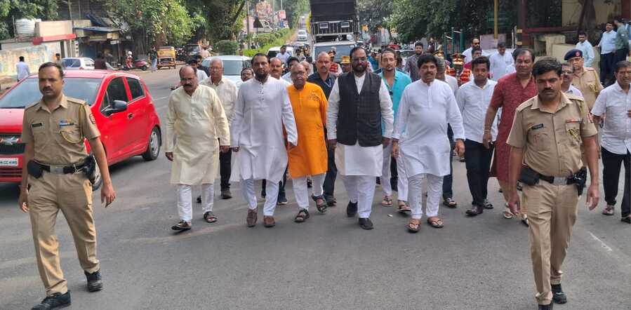 कामगारनेते यशवंत भोसले यांच्या पुढाकारातून प्रथमच माजी खासदार अमर साबळे यांच्या हस्ते सीमोल्लंघन सोहळा