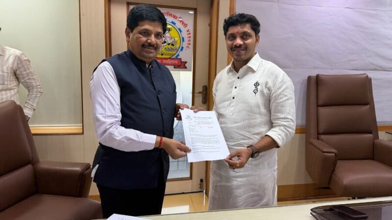 महापौर रवी लांडगे यांचे महानगरपालिकेला कंत्राटी कर्मचाऱ्यांना बोनस व वेतन अदा करण्याचे आदेश